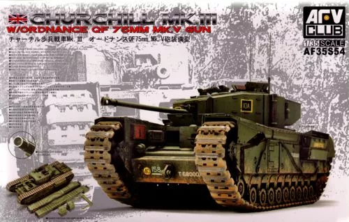 Afv Club - Churchill Mk.3/75mm (limited edition kit 